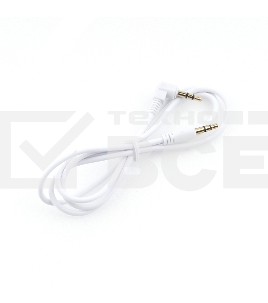 Кабель Cablexpert аудио 90˚ CCAB-01-35MML-1MW, 3.5 Jack (M)/3.5 Jack (M), белый, 1м, блистер