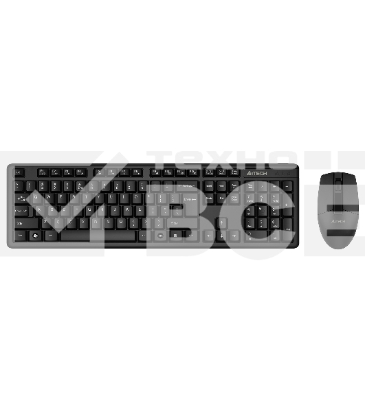 Клавиатура + мышь A4Tech 3330N клав:черный мышь:черный USB беспроводная Multimedia