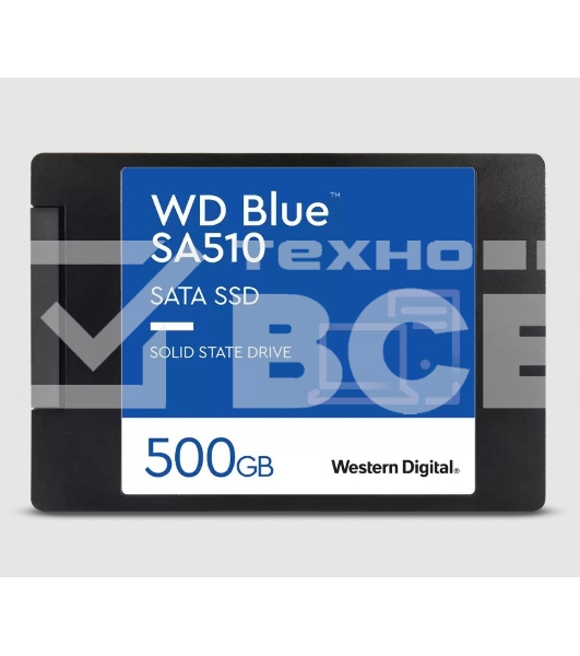Накопитель SSD WD Blue SA510 WDS500G3B0A, 500GB, SATA III, 2.5