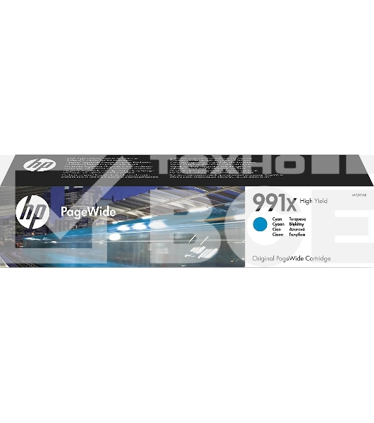 Картридж струйный HP 991X голубой PageWide Cartridge