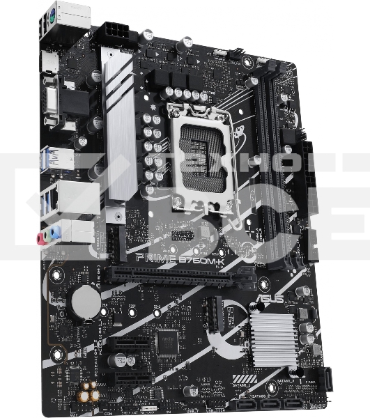 Материнская плата ASUS PRIME B760M-K, LGA 1700, Intel B760, 2xDDR5, 4xSATA, 2xM.2, 1xPCIe 4.0 x16, 2xPCIe x1, 1xHDMI, 1xVGA, 1x 2.5Gb LAN, 2xUSB-A 3.2 Gen 1, 2xUSB-A 2.0, 3x3.5 мм, 7.1, mATX