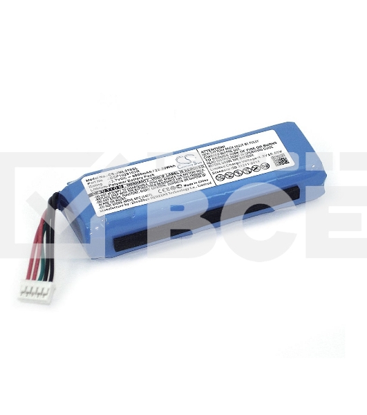 Аккумуляторная батарея CameronSino CS-JML310SL для JBL Charge 2 3.7V 6000mAh 22.20Wh