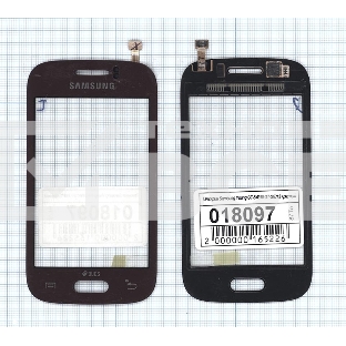 Сенсорное стекло (тачскрин) для Samsung Galaxy Young GT-S6310 GT-S6312 красное
