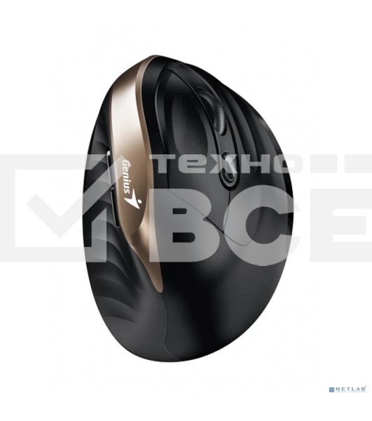 Мышь беспроводная Genius Ergo 8250S черный, 1600 dpi, радиоканал, USB, кнопки - 6