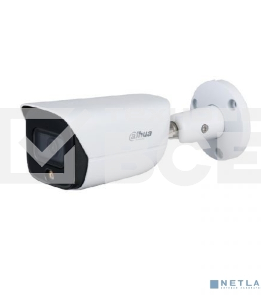 Видеокамера IP Dahua DH-IPC-HFW3249EP-AS-LED-0360B 3.6-3.6мм цветная корп.:белый
