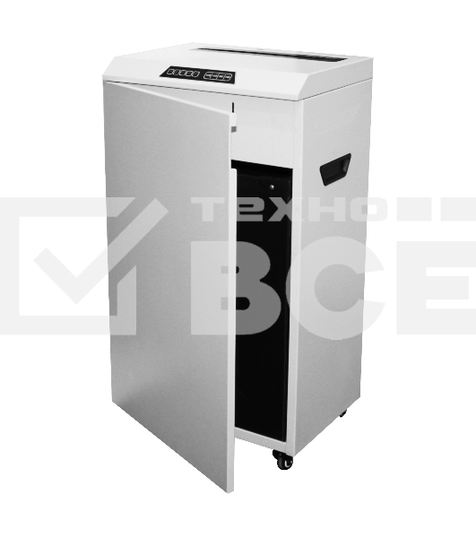 Шредер ГЕЛЕОС УО90-5, DIN P-5 (4 ур-нь секр.), фрагмент 1,9х15мм, 18-21 лист (70г/м2), CD/пл.карты/скрепки/скобы, 90 литров