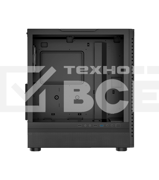 Компьютерный корпус  PCCooler IE200 BK, Tempered Glass Full Tower, черный, TG, SPCC, 1x120mm ARGB E-ATX, ATX, mATX, mITX 180/380/220mm 4x2.5