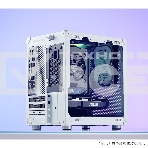 Корпус без блока питания Case JONSBO C6-ITX, Micro-Tower, no fan, 1xUSB-A 3.0 + 1xUSB-C 3.1, mDTX, mITX White, фото4