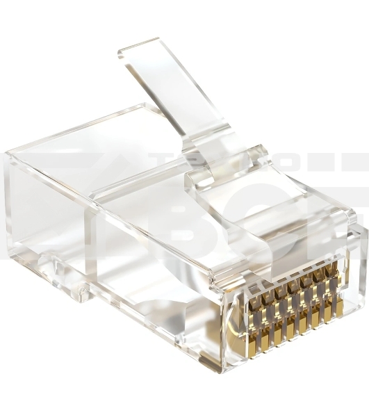 Коннектор Sysmatrix PLUG 8P8C5EU.UWRJ45 кат.5E UTP прозр. (упак.:100шт)