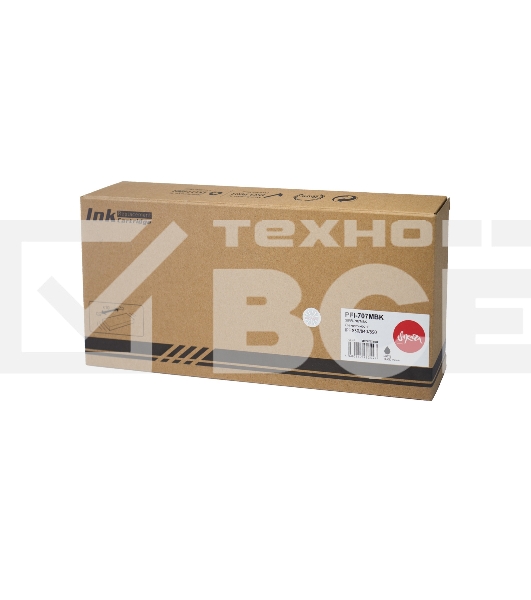 Картридж струйный Sakura 9820B001 (PFI-707MBK pigment) для Canon, матовый черный, 700 мл.