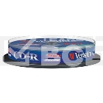 Диск CD-R Verbatim 700Mb 52x Cake Box (10шт) (43437), фото 1