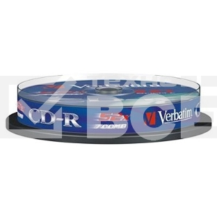 Диск CD-R Verbatim 700Mb 52x Cake Box (10шт) (43437)