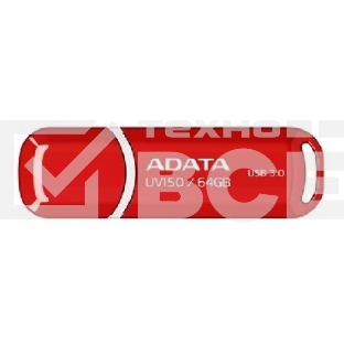 Флеш диск 64GB ADATA UV150, USB 3.0, Красный