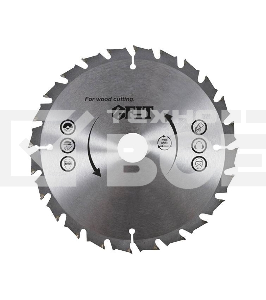 Круг пильный твердосплавный FIT 37694по дереву спец. форма зуба 210 х 30 х 48 т