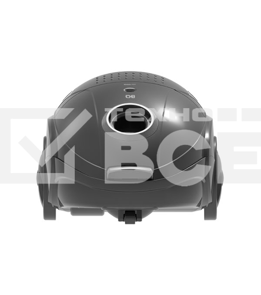 Пылесос BQ VC1401B черный/серый, 350/1400 Вт, уборка сухая, пылесборник мешок 1.5 л
