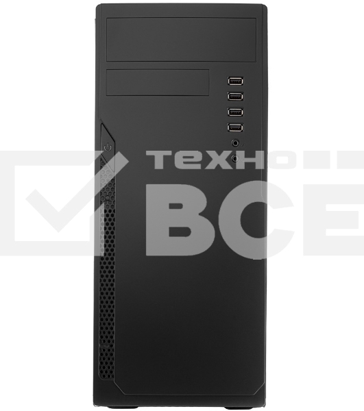 Компьютерный корпус c блоком питания 450 Ватт Case Foxline FL-301, ATX