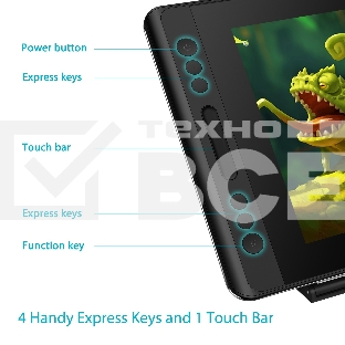 Интерактивный дисплей Сенсорный монитор Huion KAMVAS Pro 12