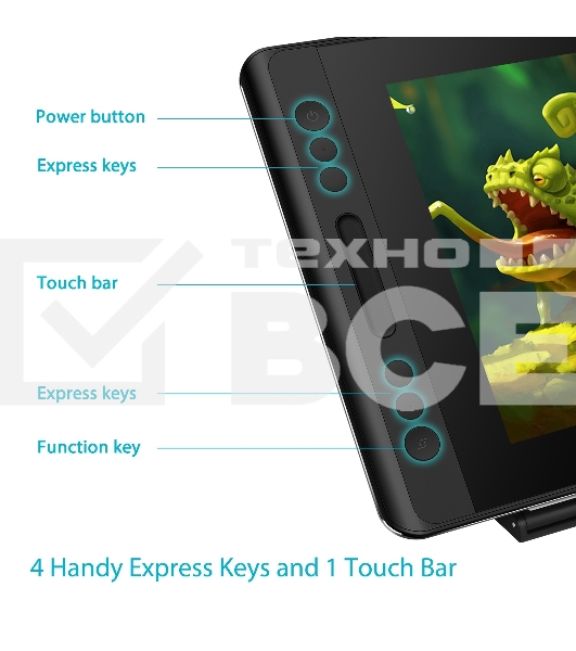 Графический планшет Сенсорный монитор Huion KAMVAS Pro 12