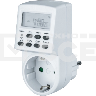 Таймер Navigator NTR-E-S01-WH розет. электрон.