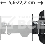 Кронштейн для телевизора Hama H-118113 черный 10