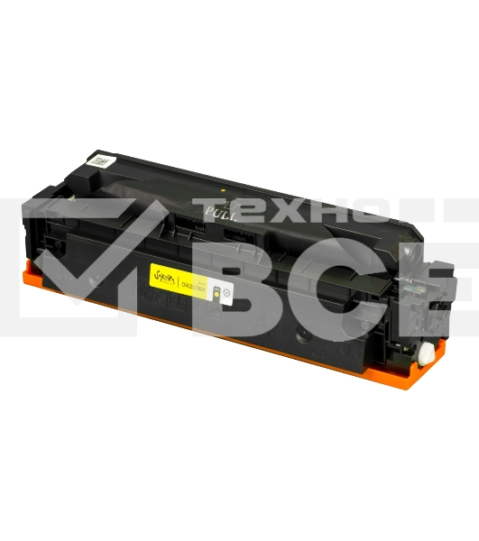 Картридж Sakura CF412X/046HY для HP и Canon, желтый, 5000 к.