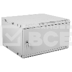 Шкаф телеком. настенный разборный 6U (600х650) дверь металл (ШРН-Э-6.650.1), фото2