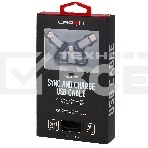 Кабель Crown USB - microUSB/USB Type-C/Lightning CMCU-3182 black, фото3