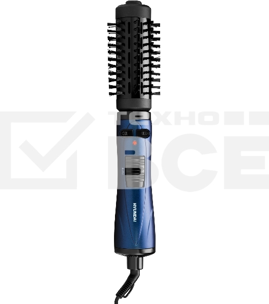 Фен-щетка Hyundai H-HB0110 1000Вт синий