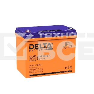 Батарея Delta DTM 1275 L (12V, 75Ah)
