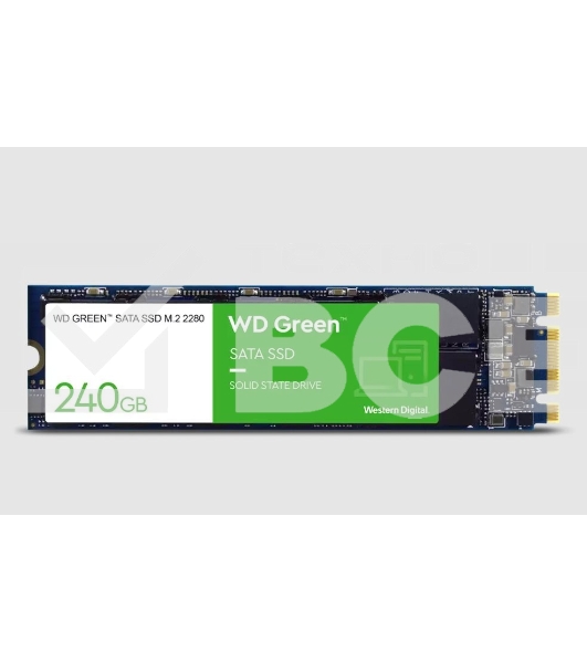 Накопитель SSD WD 240GB M.2 SATA TLC Green WDS240G3G0B
