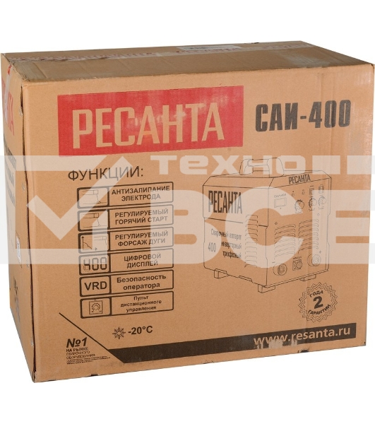Сварочный аппарат инверторный САИ 400 Ресанта