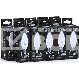 Лампа светодиодная Led Candle E14 9.5Вт 4100К Gauss 103101210