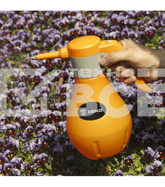 Опрыскиватель Deko DKSP14 аккум. 2л оранжевый/серый (065-0952)