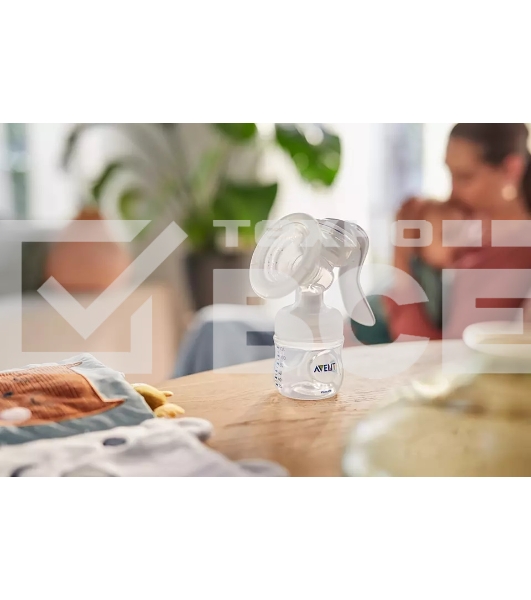 Молокоотсос ручной Philips SCF430/13, вес 0.3 кг, технология Natural Motion, мягкая насадка с адаптивной формой, 3 контейнера для 180 мл. для хранения молока в комплекте