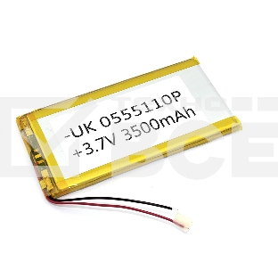 Аккумулятор Li-Pol (батарея) 5*55*110мм 2pin 3.7V/3500mAh
