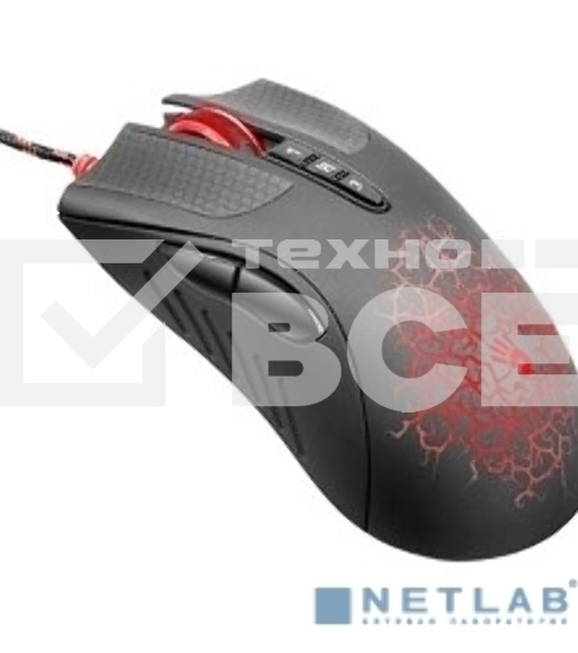 Мышь проводная A4Tech Bloody AL90 Blazing черный, 12000 dpi, USB, кнопки - 8