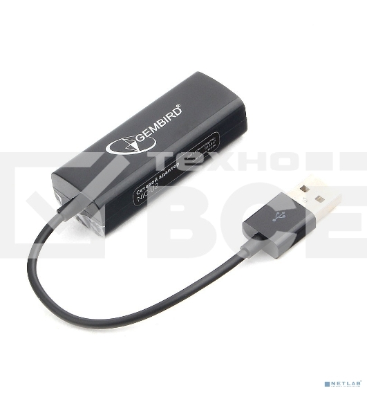 Сетевой адаптер Ethernet Gembird NIC-U2 USB 2.0 - Fast Ethernet adapter