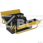 Ящик для инструмента металлический FIT IT с 4-мя раздвижными отделениями 420х200х200 мм 65679, фото 1