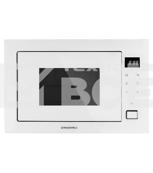 Микроволновая печь встраиваемая Maunfeld MBMO925SGW11 белый, 25 л, 900 Вт, переключатели - сенсор