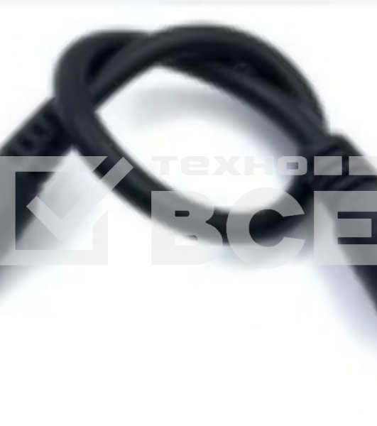 Кабель DC 5.5x2.5  18 AWG папа-папа 1 м с прямым штекером
