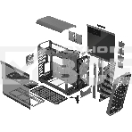 Компьютерный корпус Fractal Design Torrent Gray TG Light Tint / E-ATX, TG, 2x3.5, 4x2.5, 7xPCI, 1xUSB-C, 2xUSB3.0 / 2x180mm, 3x140mm fans inc. / FD-C-TOR1A-02, фото 1
