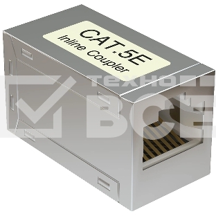 Адаптер Sysmatrix CC RJ45.5ES.WH проходн.RJ45 кат.5E бел.