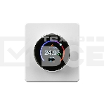 Терморегулятор Kranz KR-78-0728-1 ROUND Wi-Fi с/у перламутр, фото 1