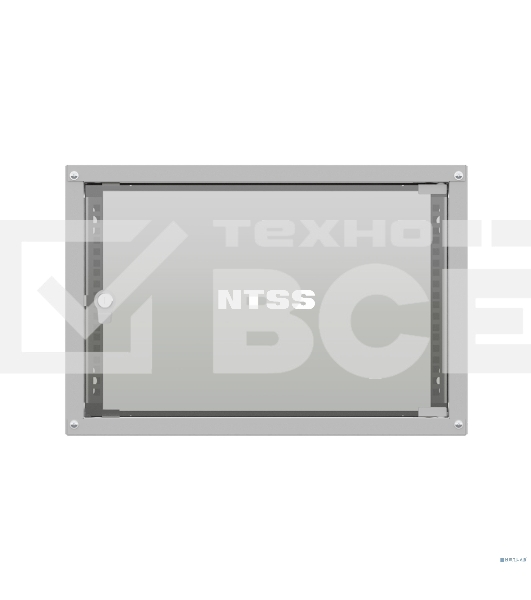 Шкаф коммутационный NTSS Lime (NTSS-WL6U5560GS) настенный 6U 550x600 мм пер. дв.стекл несъемн. бок. пан. 30 кг серый 110 град. IP20 сталь