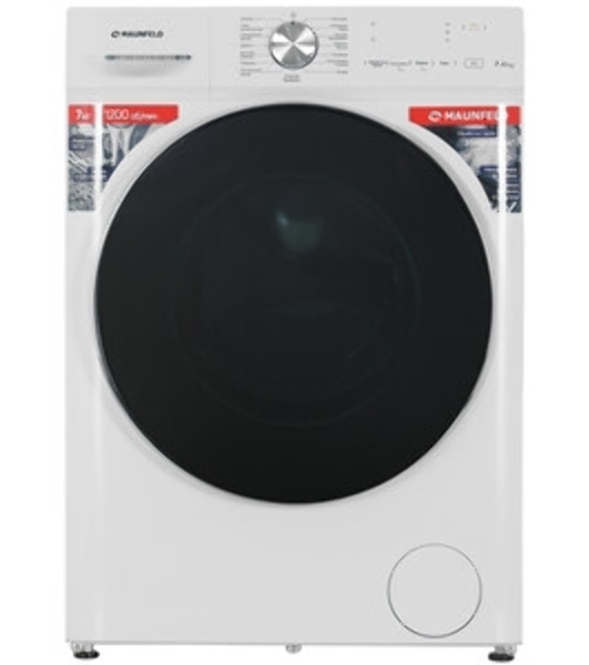 Стиральная машина Maunfeld MFWM127IWH053 белая, загрузка фронтальная 7кг, 1200 об/мин., класс: A+++