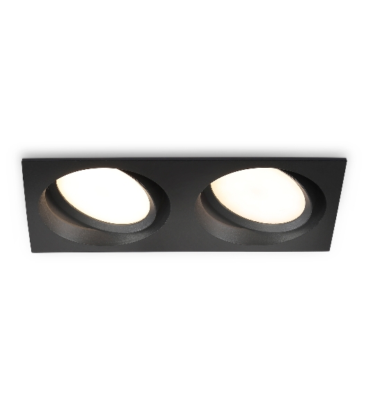 Светильник Ambrella light TN52235/2 BK черный IP20 GX53/2 220*110*44