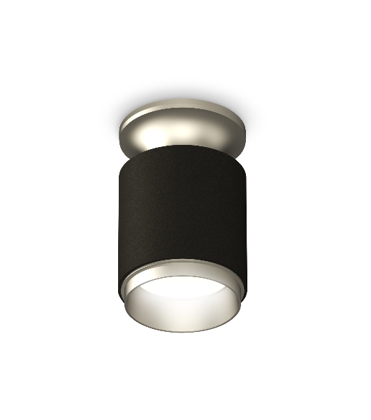 Светильник Ambrella Light XS6302141 SBK/MCH черный песок/хром матовый MR16 GU5.3 (N6904, C6302, N6123)