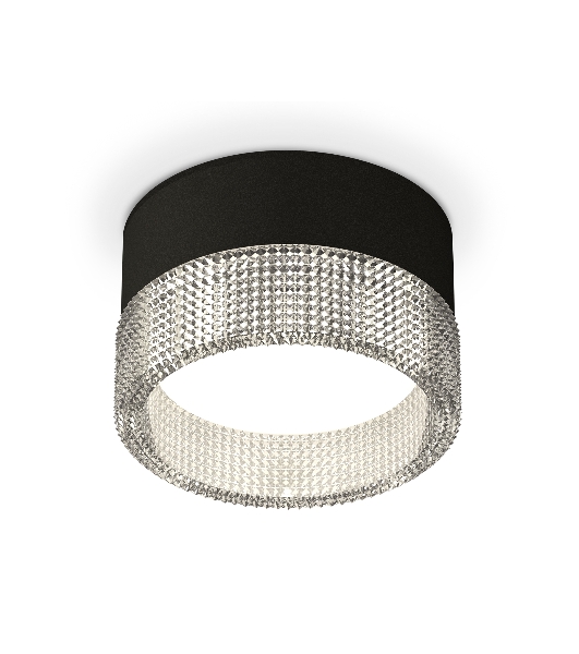 Светильник Ambrella Light XS8102030 SBK/CL черный песок/прозрачный GX53 (C8102, N8480)