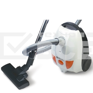 Пылесос Centek CT-2503 белый/оранжевый, 400/2000 Вт, уборка сухая, пылесборник мешок 2.5 л