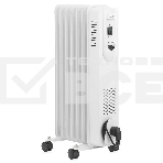 Масляный обогреватель Ballu Comfort BOH/CM-07WDN (7 секций) белый, 1500 Вт, 20 м2, термостат, фото3